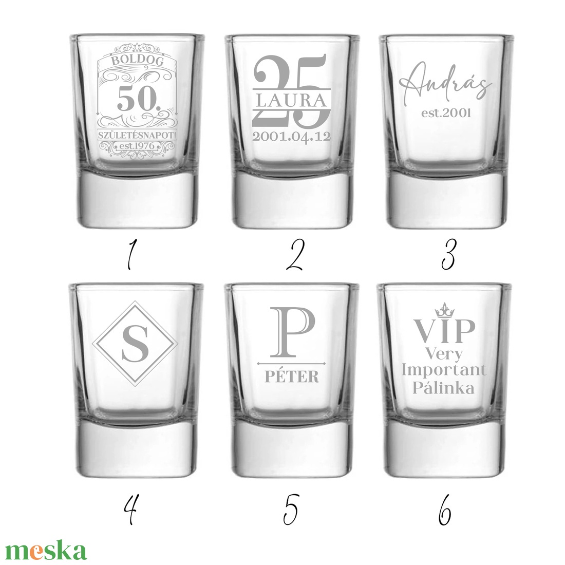 Pálinkás pohár gravírozással - bármilyen alkalomra - otthon & életmód - konyhafelszerelés, tálalás - tálalás - pálinkás poharak, szettek - Meska.hu