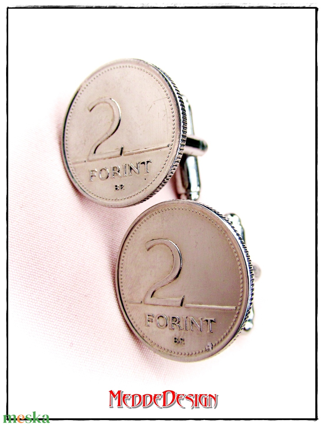 Retro Érme Kézelőgomb pár 2FT (3 variáció) - ékszer - mandzsettagomb és nyakkendőtű - Meska.hu Retro Érme Kézelőgomb pár 2FT (3 variáció) - ékszer - mandzsettagomb és nyakkendőtű - Meska.hu