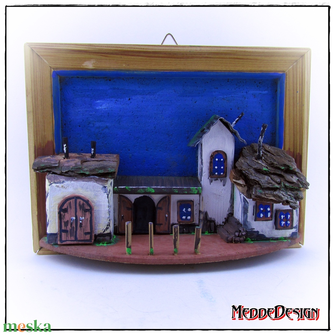 Driftwood Decor Partvidéki Falu részlet - fali dekoráció képkeretben - otthon & lakás - dekoráció - fali és függő dekoráció - falra akasztható dekor - Meska.hu Driftwood Decor Partvidéki Falu részlet - fali dekoráció képkeretben - otthon & lakás - dekoráció - fali és függő dekoráció - falra akasztható dekor - Meska.hu