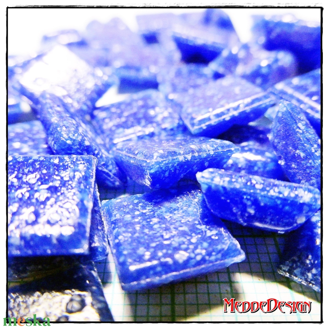 Murano üvegmozaik lapka 10x10mm kék 002 árnyalat 40gramm - dekorációs kellékek - mozaik - Meska.hu Murano üvegmozaik lapka 10x10mm kék 002 árnyalat 40gramm - dekorációs kellékek - mozaik - Meska.hu