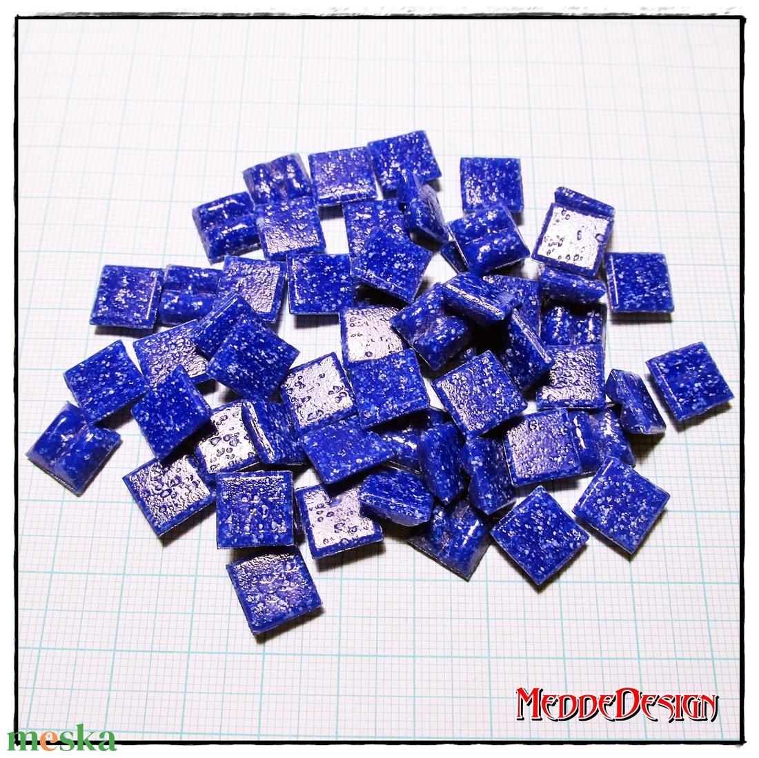 Murano üvegmozaik lapka 10x10mm kék 002 árnyalat 40gramm - dekorációs kellékek - mozaik - Meska.hu Murano üvegmozaik lapka 10x10mm kék 002 árnyalat 40gramm - dekorációs kellékek - mozaik - Meska.hu
