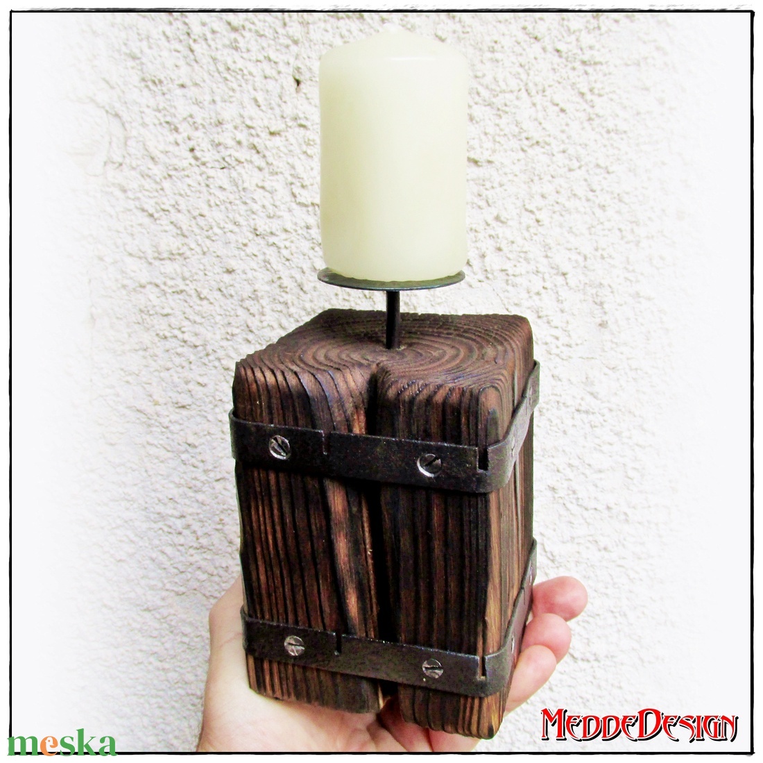 BlackOut Rustic Gyertyatartó - otthon & életmód - gyertya, illat, aroma - gyertyatartó - Meska.hu BlackOut Rustic Gyertyatartó - otthon & életmód - gyertya, illat, aroma - gyertyatartó - Meska.hu
