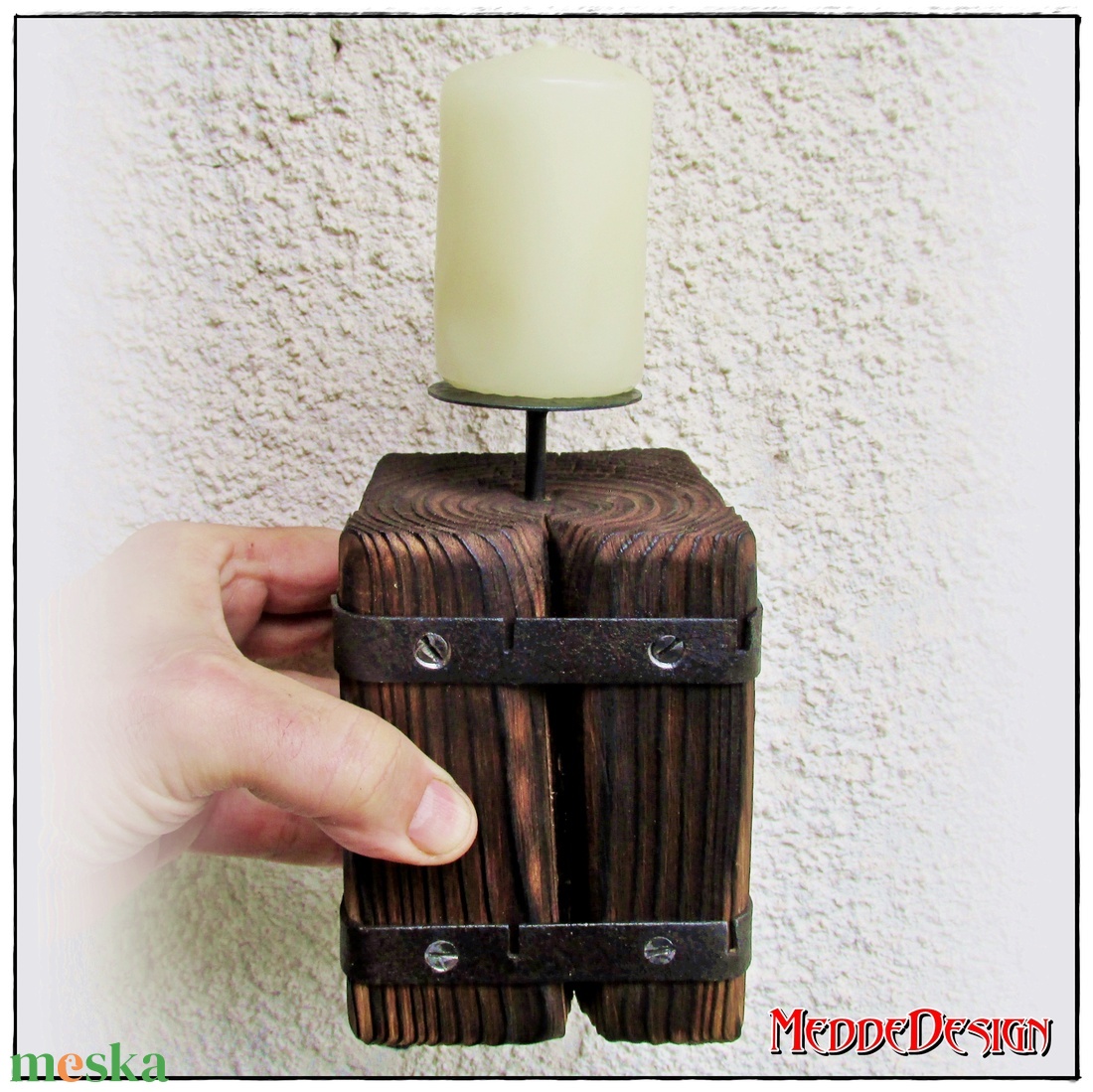 BlackOut Rustic Gyertyatartó - otthon & életmód - gyertya, illat, aroma - gyertyatartó - Meska.hu BlackOut Rustic Gyertyatartó - otthon & életmód - gyertya, illat, aroma - gyertyatartó - Meska.hu