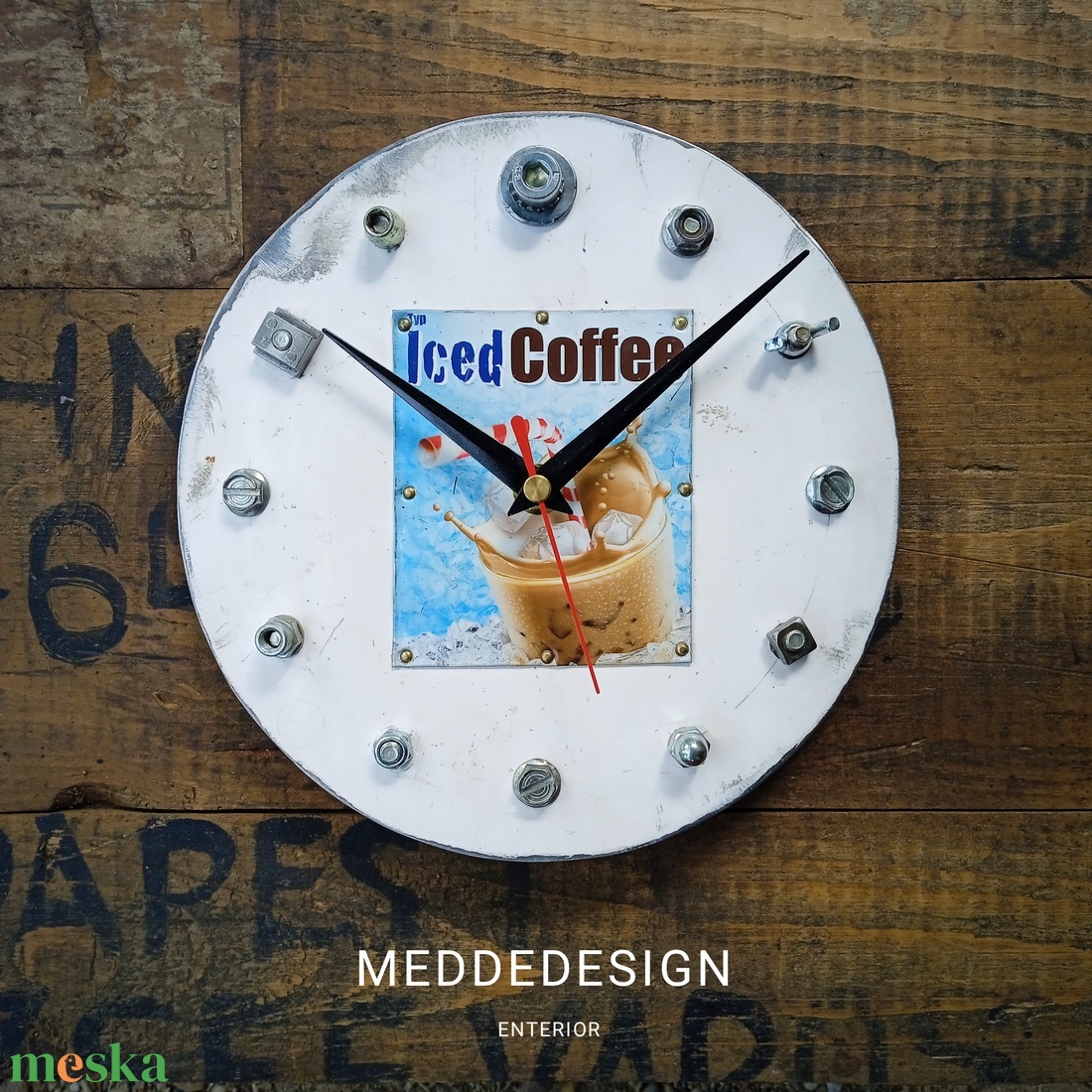 Fészer SufniTuning Recycle Falióra (IcedCoffee) - otthon & életmód - dekoráció - fali és függő dekoráció - falióra & óra - Meska.hu Fészer SufniTuning Recycle Falióra (IcedCoffee) - otthon & életmód - dekoráció - fali és függő dekoráció - falióra & óra - Meska.hu