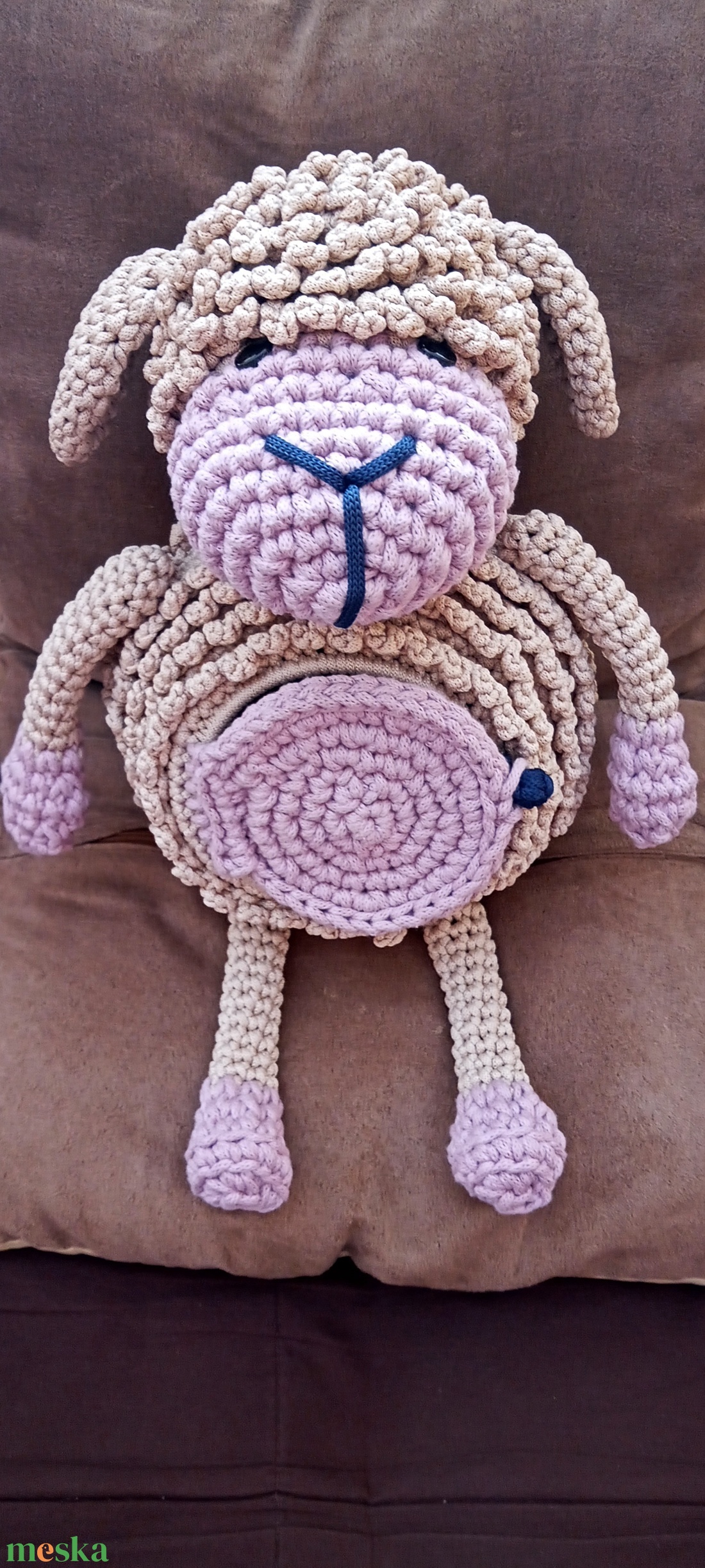 Egyedi horgolt baris bármitartó - játék & sport - plüssállat & játékfigura - más figura - Meska.hu