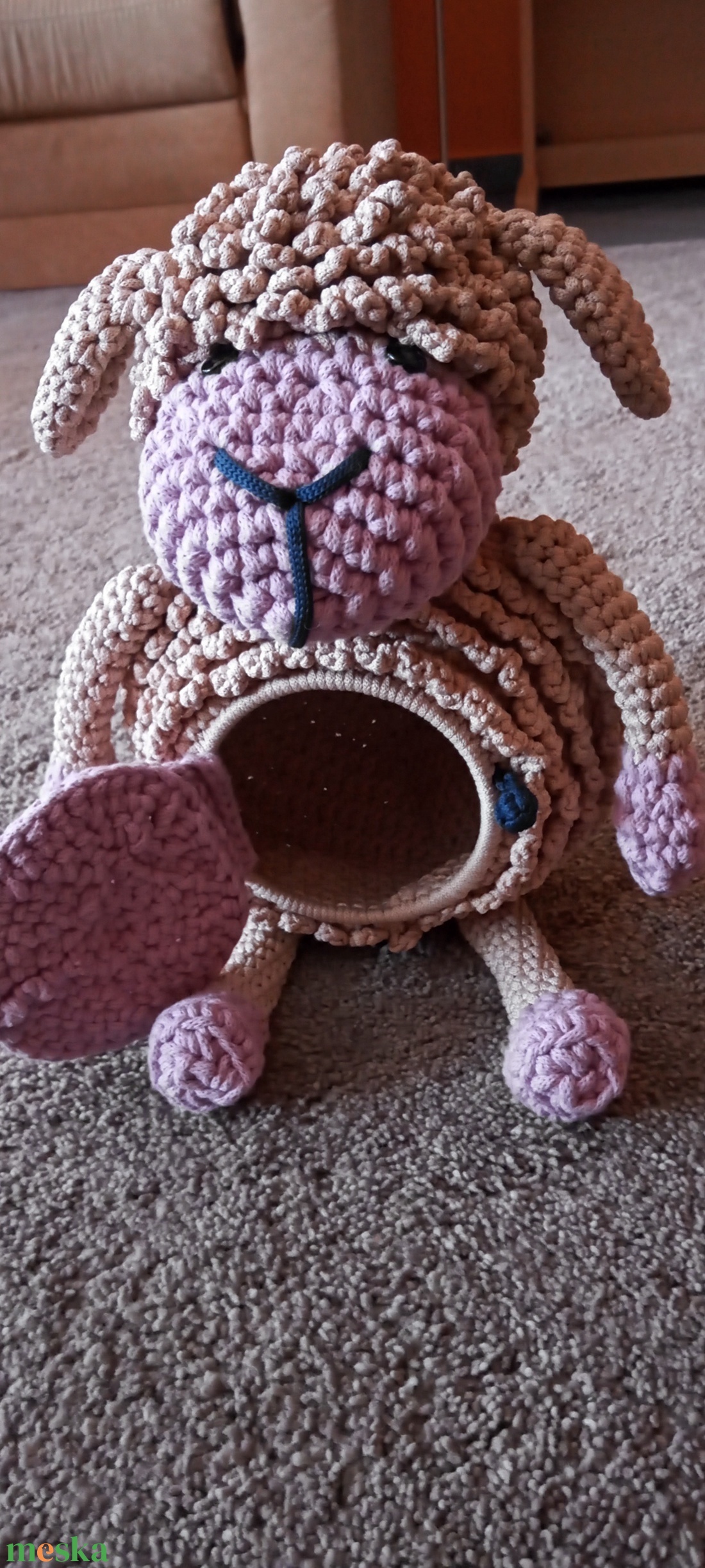 Egyedi horgolt baris bármitartó - játék & sport - plüssállat & játékfigura - más figura - Meska.hu