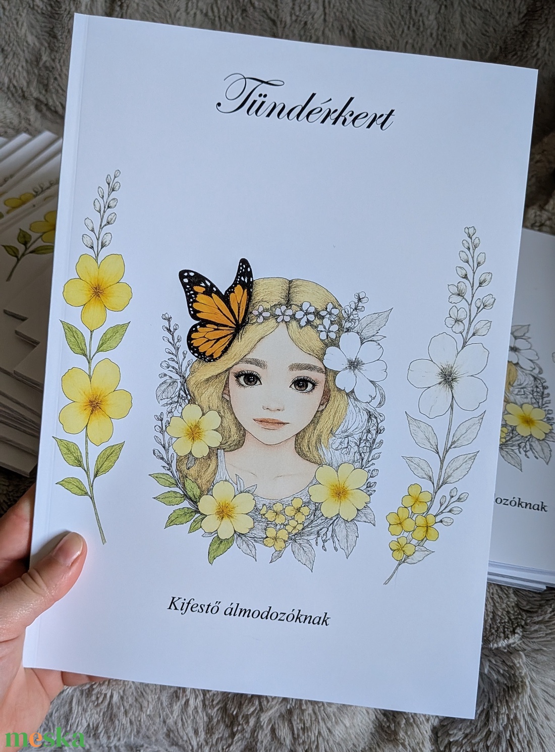 Tündérkert kifestő - otthon & életmód - papír, írószer - színező - Meska.hu Tündérkert kifestő - otthon & életmód - papír, írószer - színező - Meska.hu