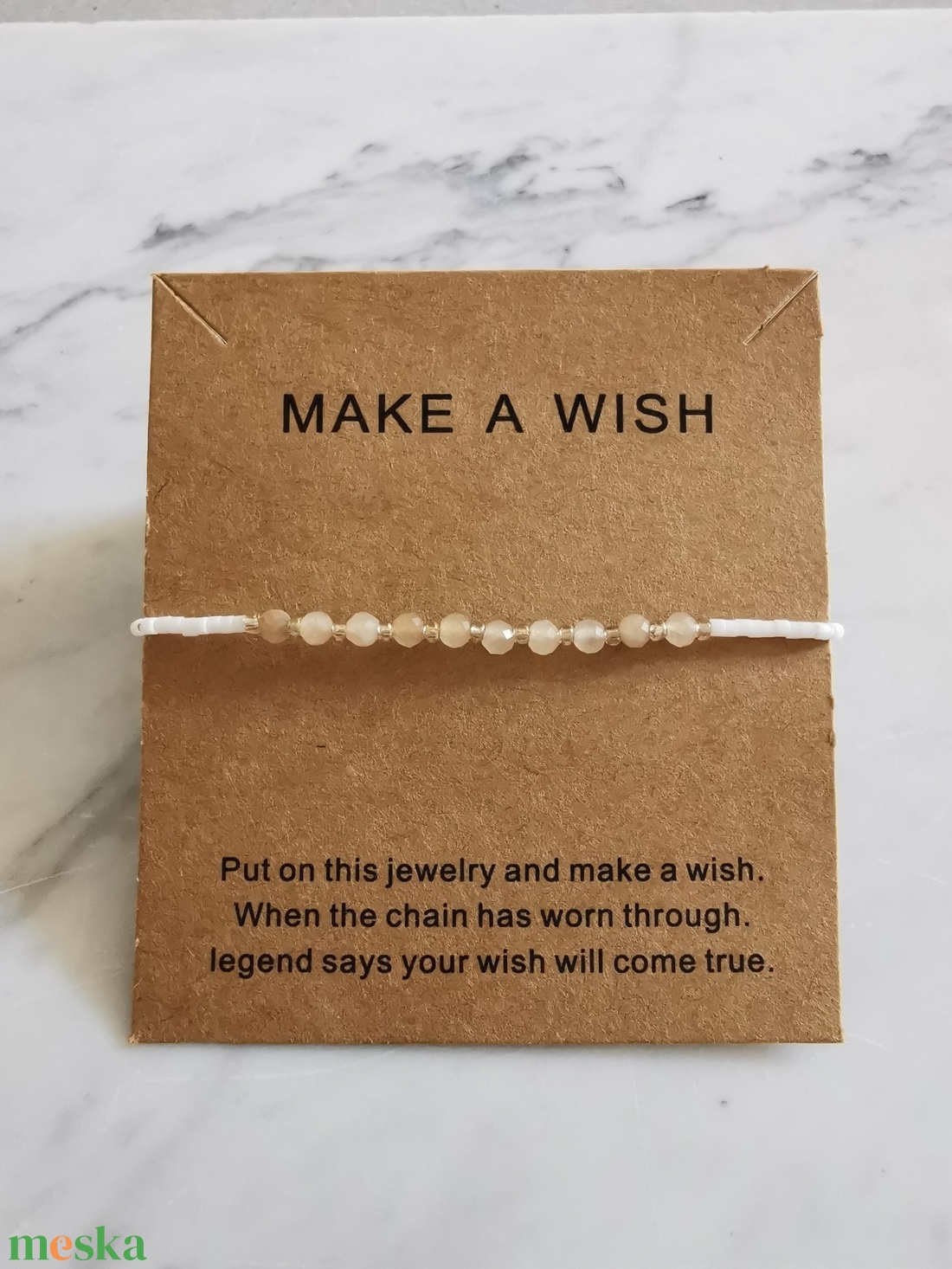 Amelia karkötő  - ékszer - karkötő - fonott karkötő - Meska.hu