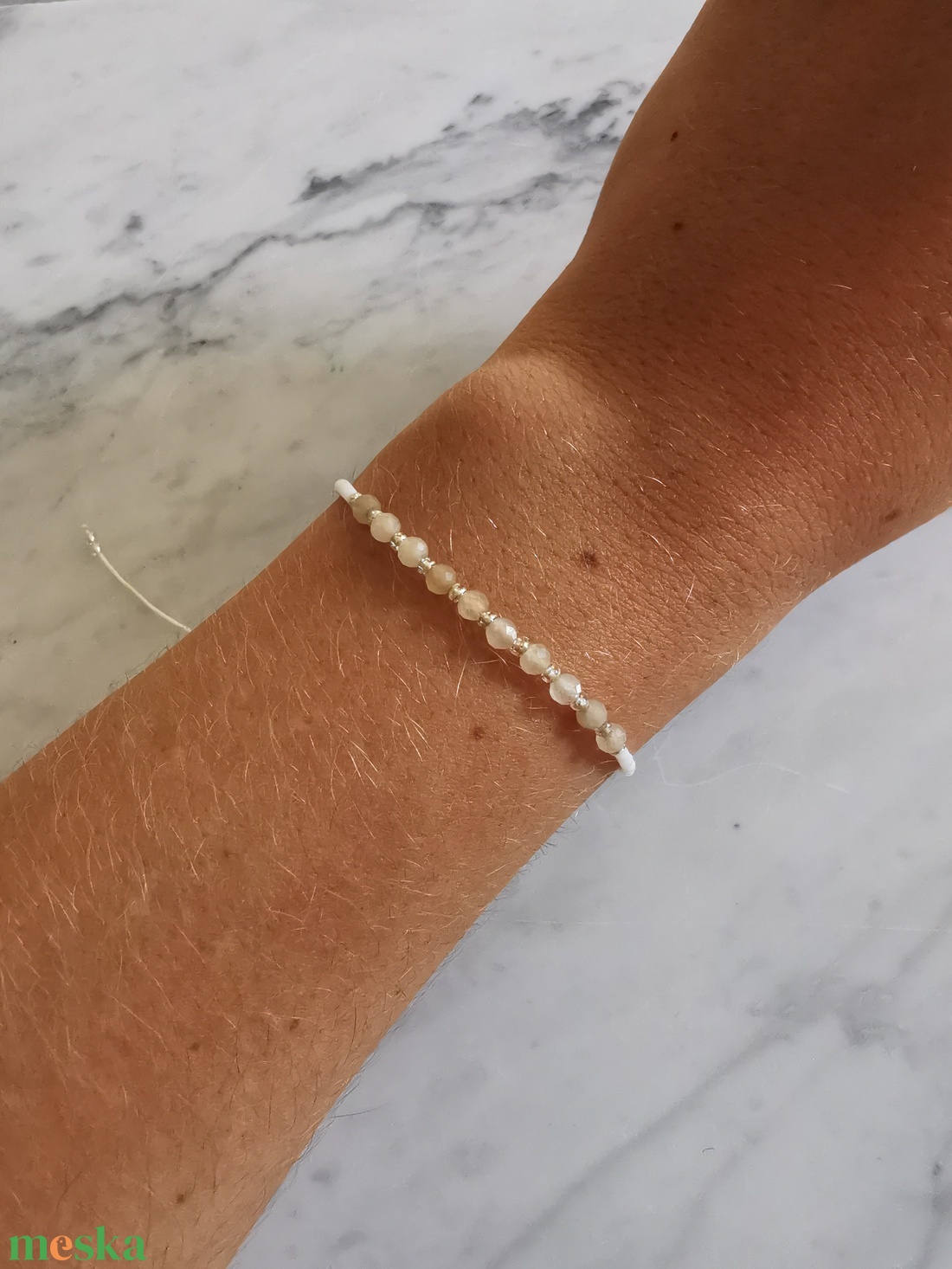 Amelia karkötő  - ékszer - karkötő - fonott karkötő - Meska.hu