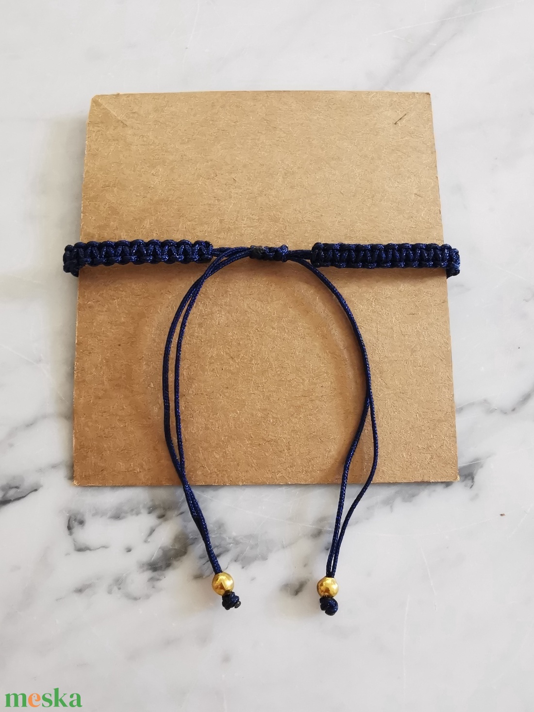 Makramé karkötő  - ékszer - karkötő - fonott karkötő - Meska.hu