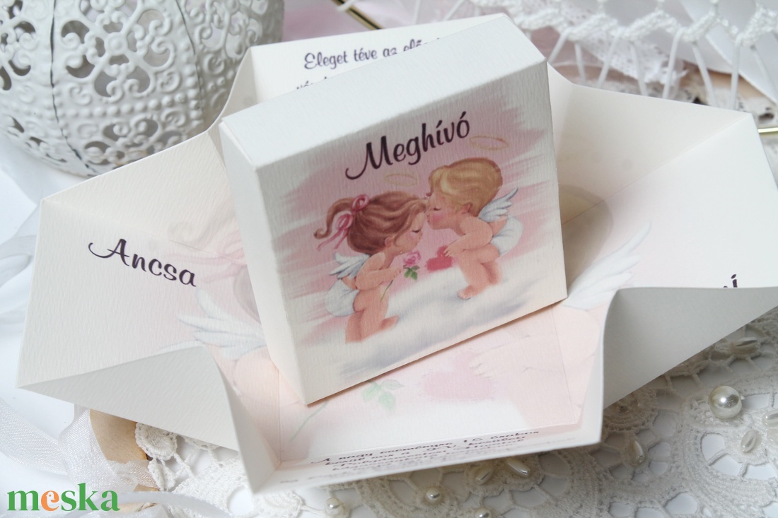 Vidám esküvői meghívó kocka dobozban - esküvő - meghívó & kártya - meghívó - Meska.hu Vidám esküvői meghívó kocka dobozban - esküvő - meghívó & kártya - meghívó - Meska.hu