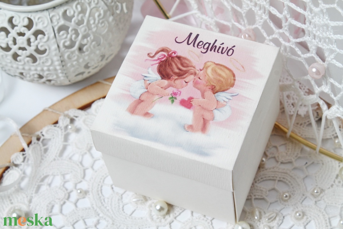 Vidám esküvői meghívó kocka dobozban - esküvő - meghívó & kártya - meghívó - Meska.hu Vidám esküvői meghívó kocka dobozban - esküvő - meghívó & kártya - meghívó - Meska.hu