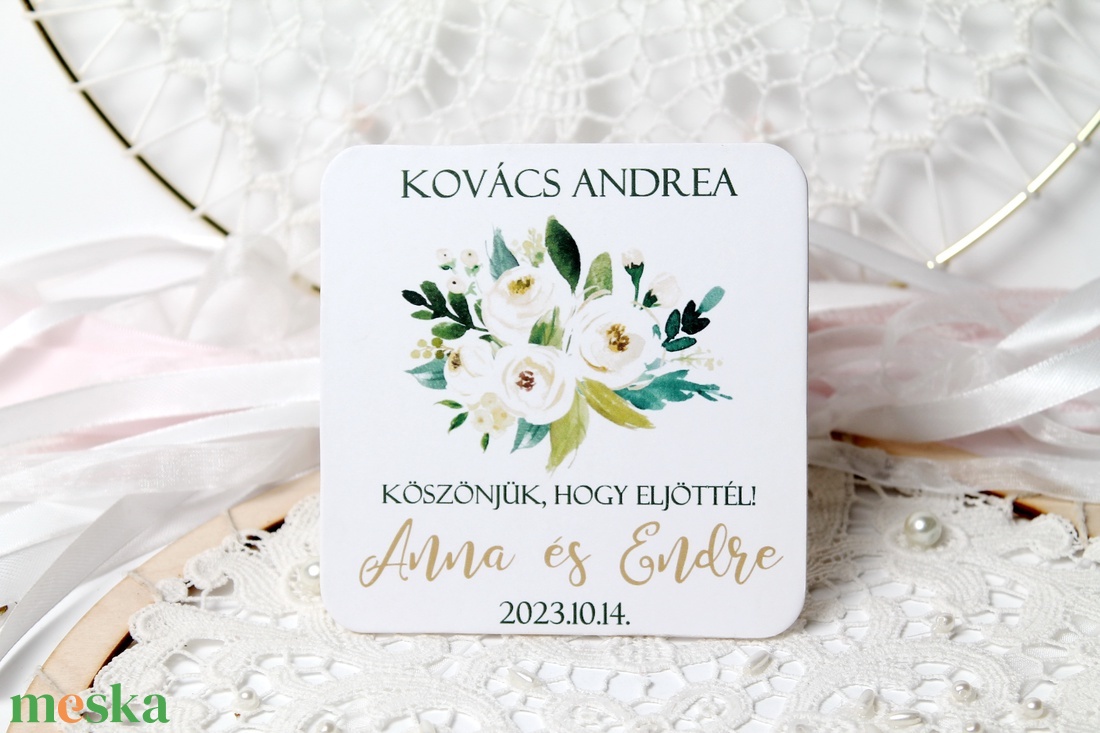 Köszönetajándék söralátét - esküvő - emlék & ajándék - köszönőajándék - Meska.hu Köszönetajándék söralátét - esküvő - emlék & ajándék - köszönőajándék - Meska.hu