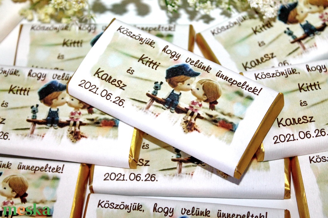 Köszönetajándék csoki vidám grafikával - esküvő - emlék & ajándék - köszönőajándék - Meska.hu Köszönetajándék csoki vidám grafikával - esküvő - emlék & ajándék - köszönőajándék - Meska.hu