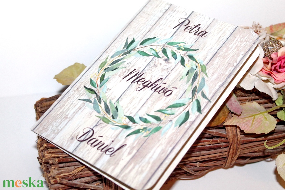 Greenery esküvői meghívó kinyitható formátumban - esküvő - meghívó & kártya - meghívó - Meska.hu Greenery esküvői meghívó kinyitható formátumban - esküvő - meghívó & kártya - meghívó - Meska.hu