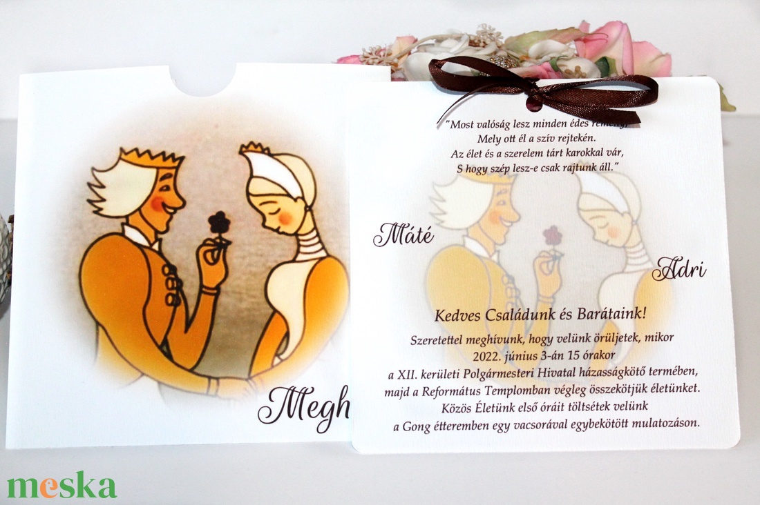 Magyaros esküvői meghívó tasakkal és betétlappal - esküvő - meghívó & kártya - meghívó - Meska.hu Magyaros esküvői meghívó tasakkal és betétlappal - esküvő - meghívó & kártya - meghívó - Meska.hu