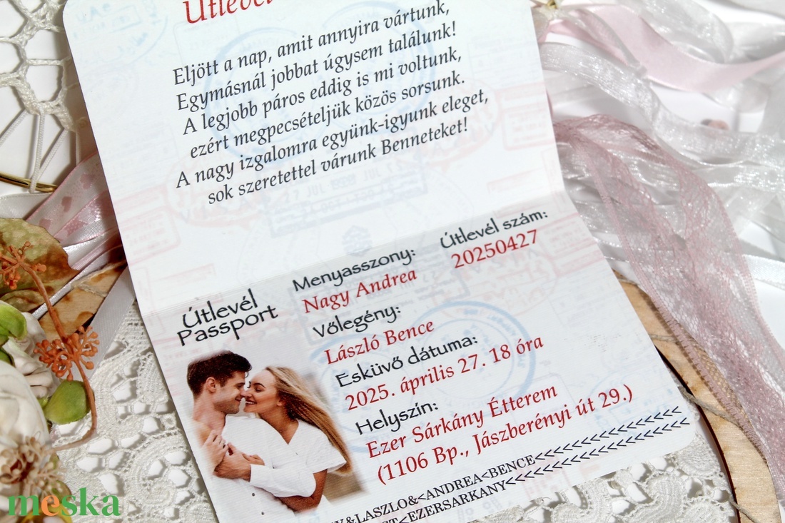 Útlevél esküvői meghívó - esküvő - meghívó & kártya - meghívó - Meska.hu Útlevél esküvői meghívó - esküvő - meghívó & kártya - meghívó - Meska.hu