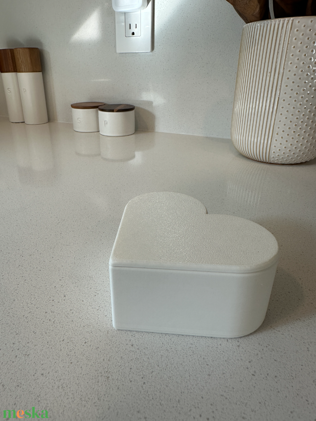 Szív alakú doboz - otthon & életmód - dekoráció - dísztárgy - Meska.hu