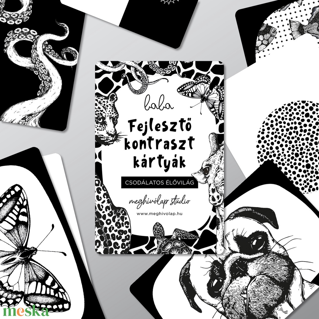 Babafejlesztő kontraszt kártyák - Csodálatos élővilág - művészet - grafika & illusztráció - digitális - Meska.hu Babafejlesztő kontraszt kártyák - Csodálatos élővilág - művészet - grafika & illusztráció - digitális - Meska.hu