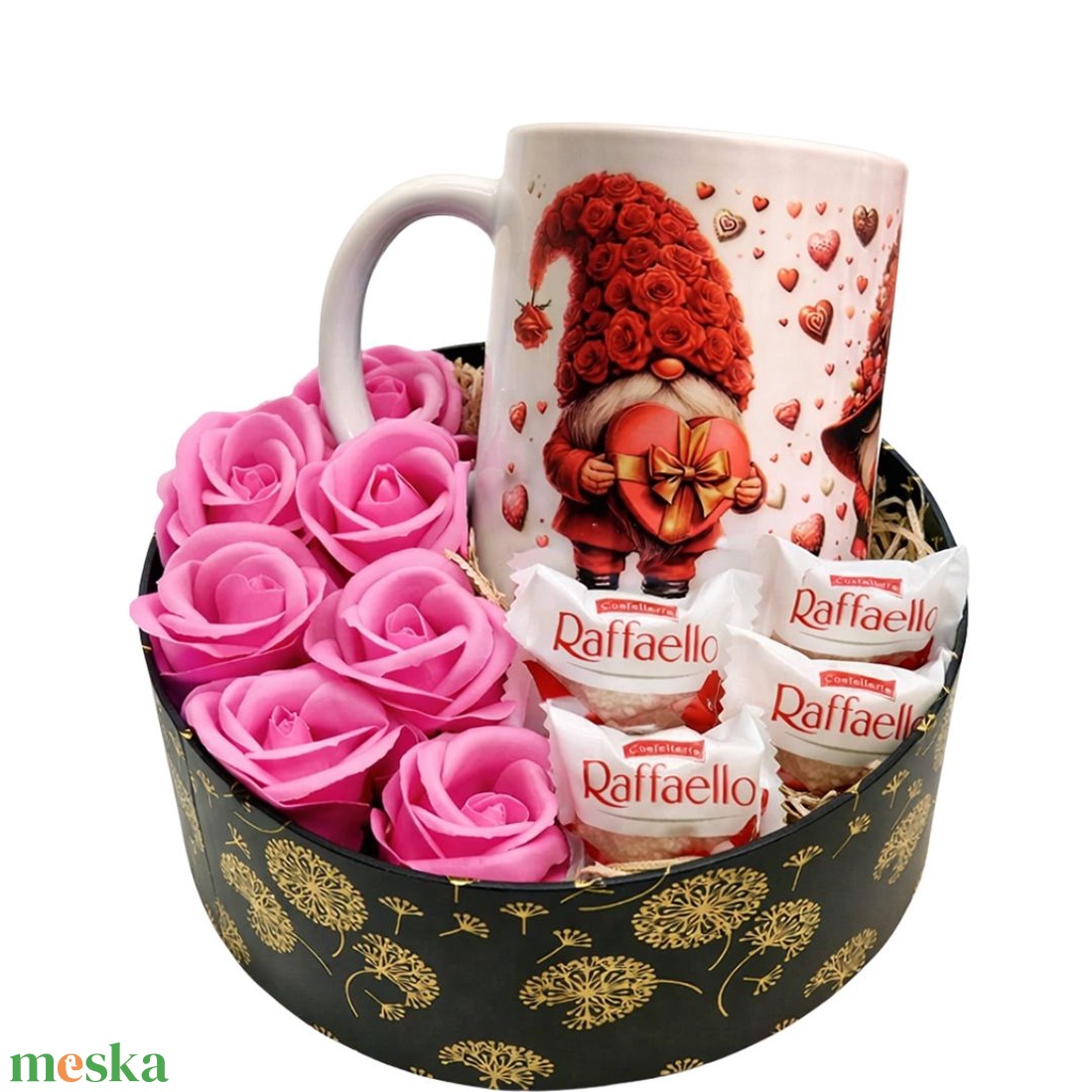 Ámor Valentin napi ajándékbox - élelmiszer - gourmet ajándékcsomag - Meska.hu