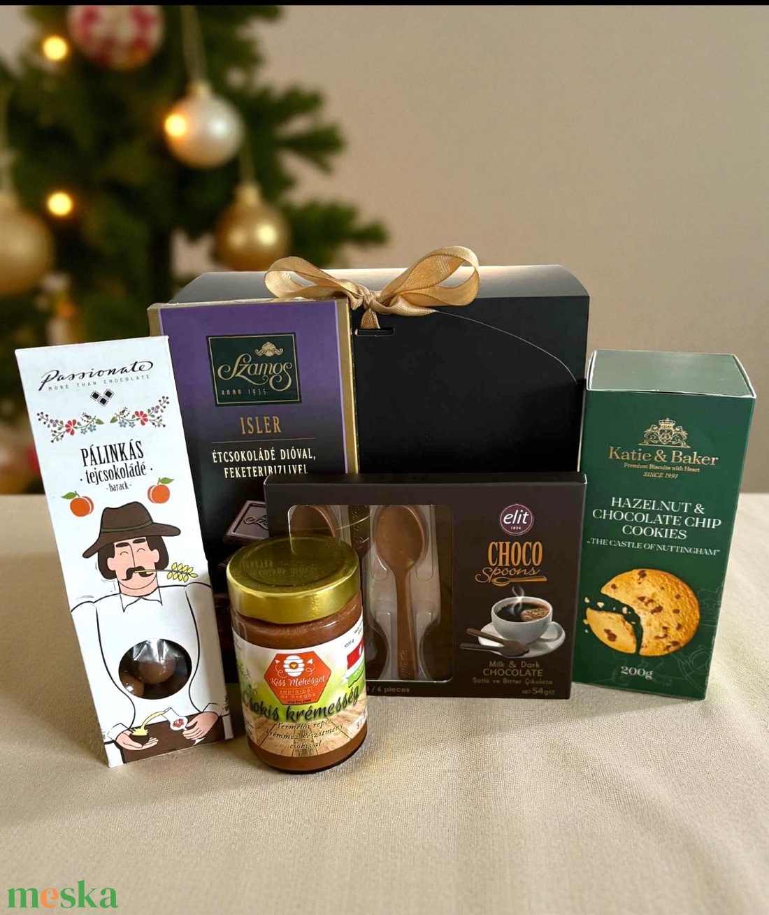 Férfi karácsonyi ajándékcsomag  - élelmiszer - gourmet ajándékcsomag - Meska.hu
