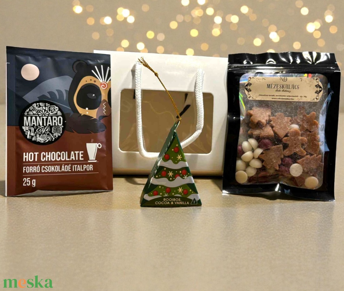 Női karácsonyi ajándékcsomag  - élelmiszer - gourmet ajándékcsomag - Meska.hu
