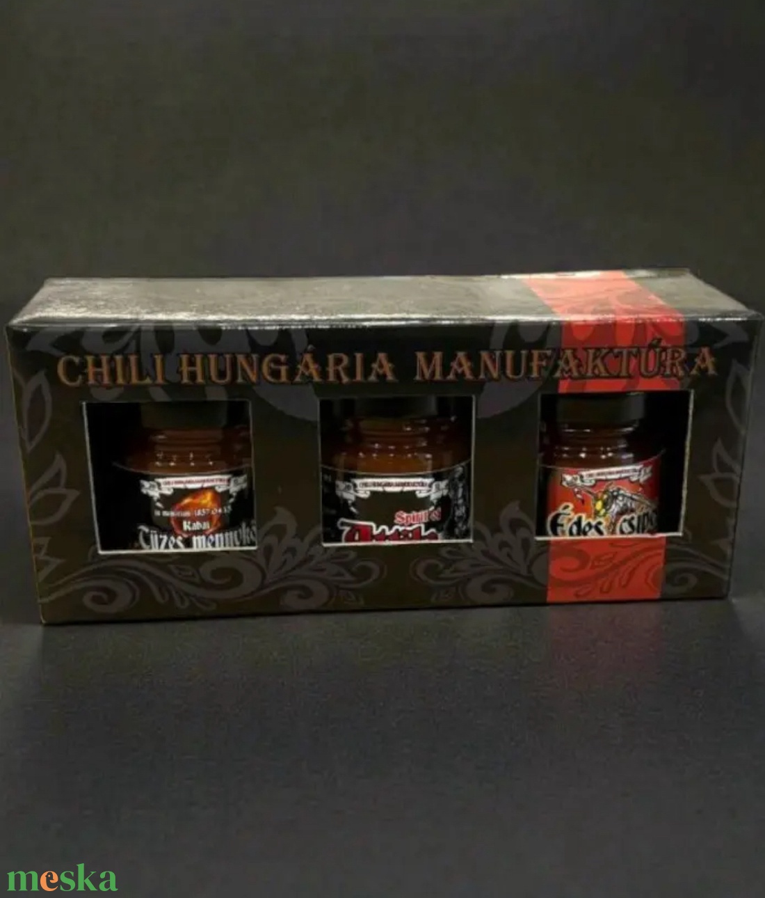 Kézműves Chili Szósz Válogatás - élelmiszer - gourmet ajándékcsomag - Meska.hu