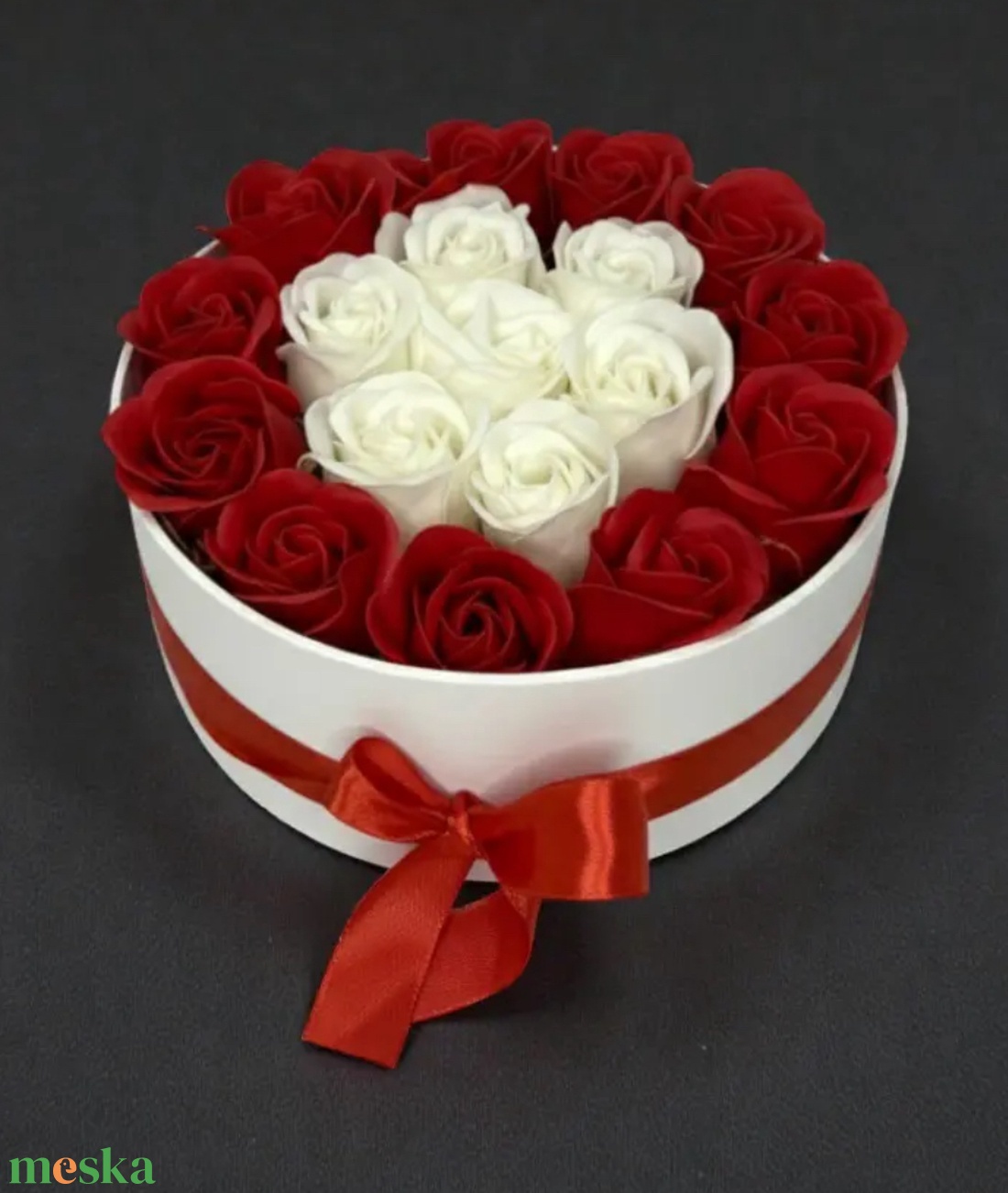 Elegáns Szappanrózsa Box - otthon & életmód - virágdekoráció - virágok - virágbox - Meska.hu