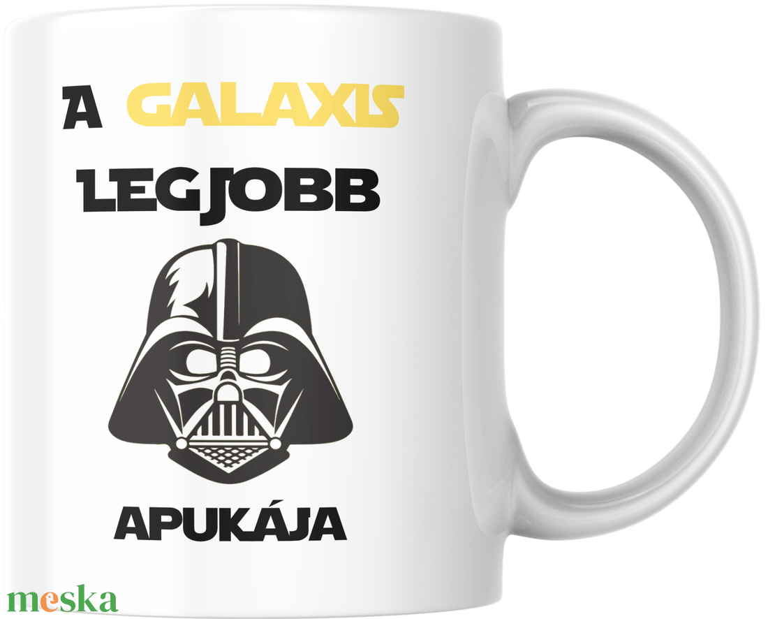 A galaxis legjobb apukája Star Wars bögre - otthon & életmód - konyhafelszerelés, tálalás - tálalás - bögre & csésze - Meska.hu