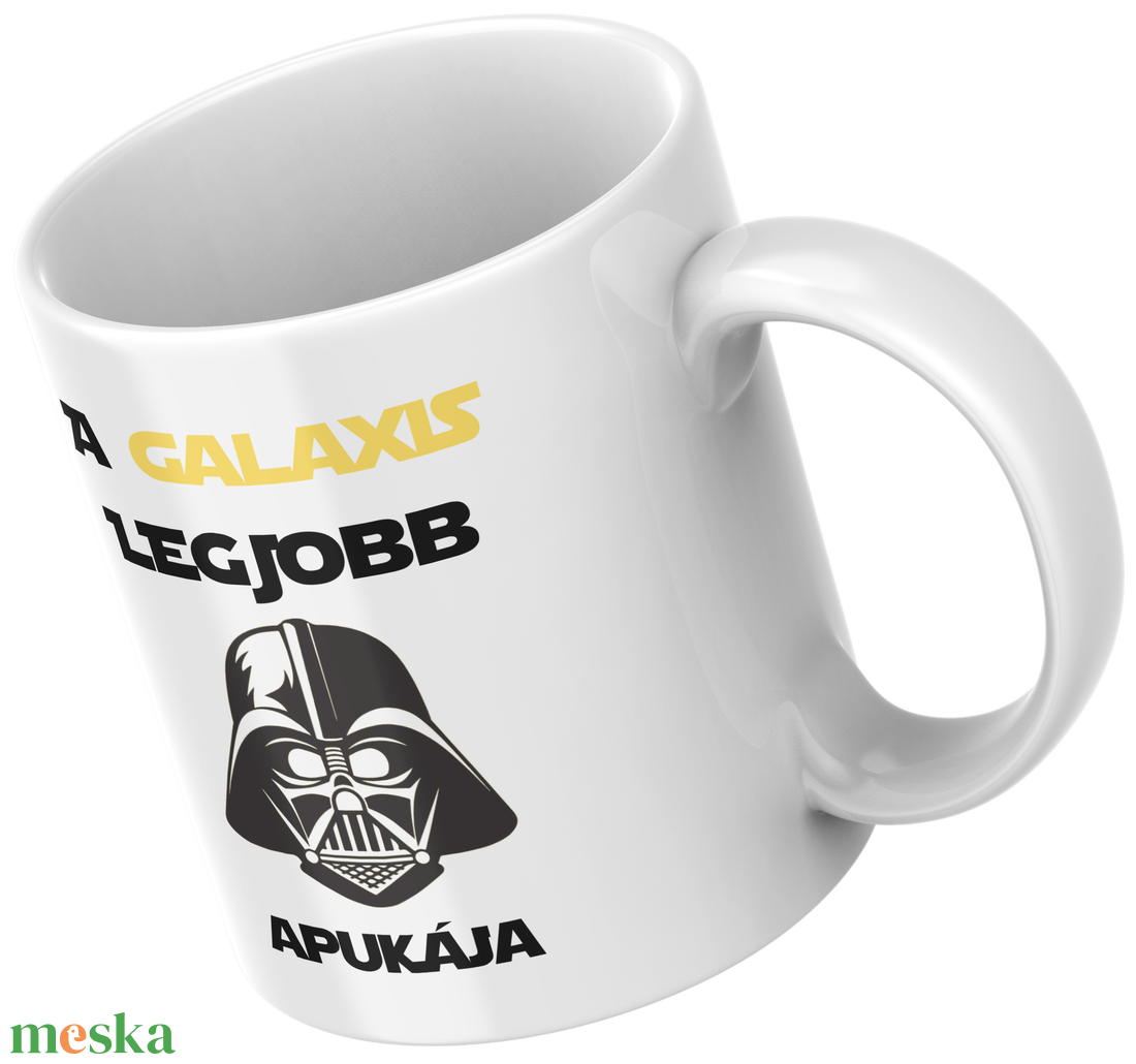 A galaxis legjobb apukája Star Wars bögre - otthon & életmód - konyhafelszerelés, tálalás - tálalás - bögre & csésze - Meska.hu