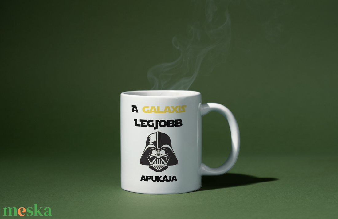 A galaxis legjobb apukája Star Wars bögre - otthon & életmód - konyhafelszerelés, tálalás - tálalás - bögre & csésze - Meska.hu