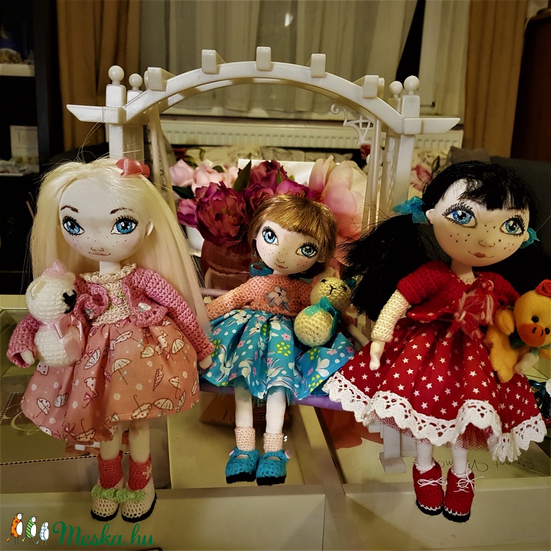 Zsuzsu baba,három a kislány - játék & sport - baba & babaház - baba - Meska.hu