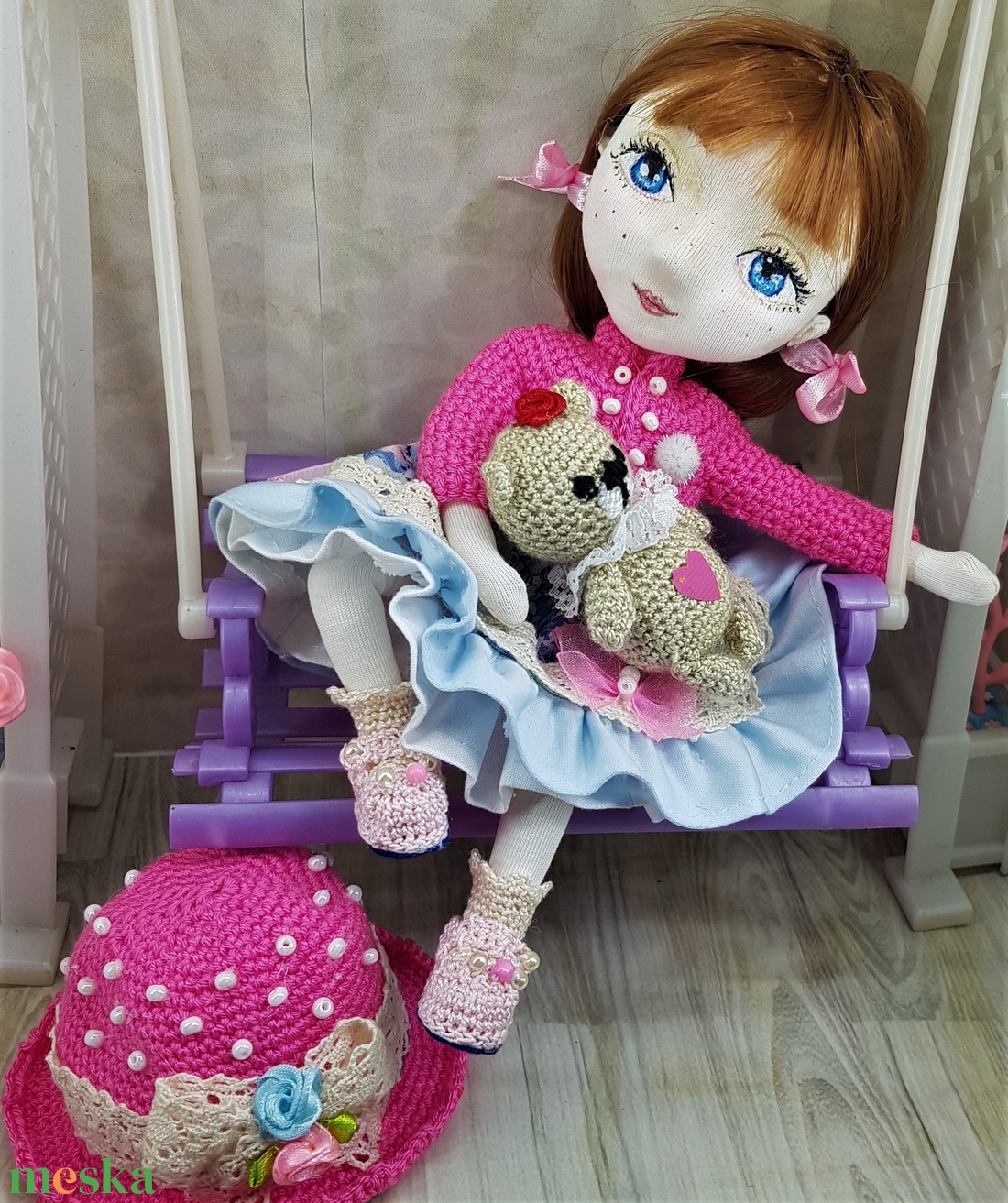 Zsuzsu baba ,Ragnácska - játék & sport - baba & babaház - baba - Meska.hu