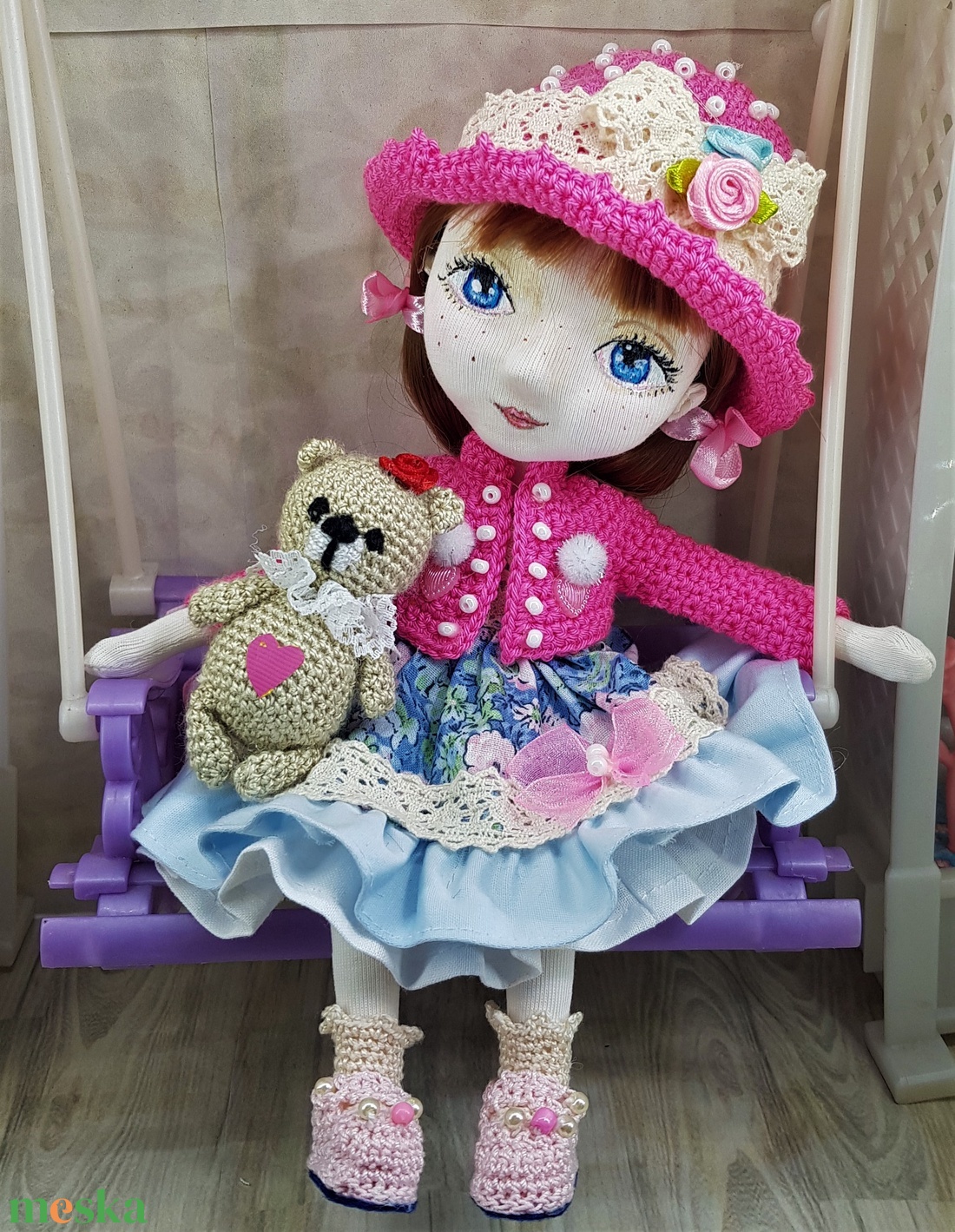 Zsuzsu baba ,Ragnácska - játék & sport - baba & babaház - baba - Meska.hu