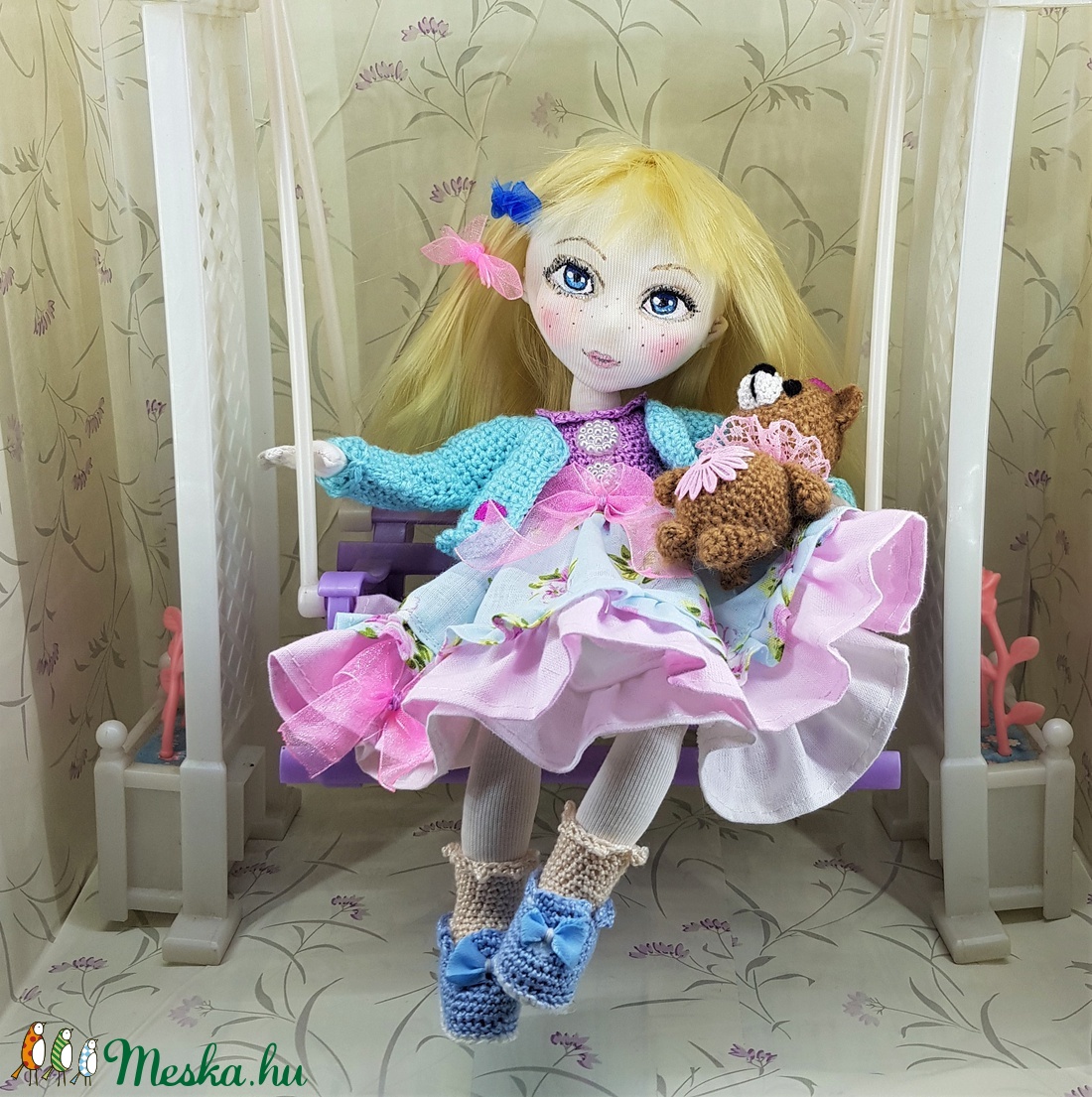 Zsuzsu baba , a névtelen kis hercegnő - játék & sport - baba & babaház - baba - Meska.hu