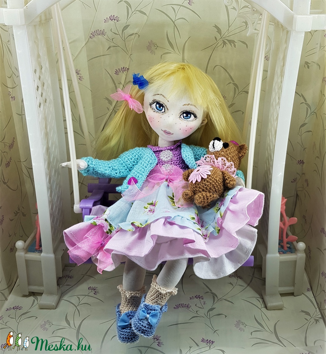 Zsuzsu baba , a névtelen kis hercegnő - játék & sport - baba & babaház - baba - Meska.hu