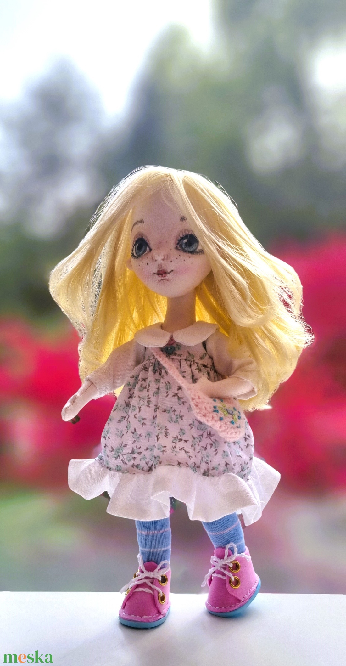 Zsuzsu baba kis táskával - játék & sport - baba & babaház - baba - Meska.hu