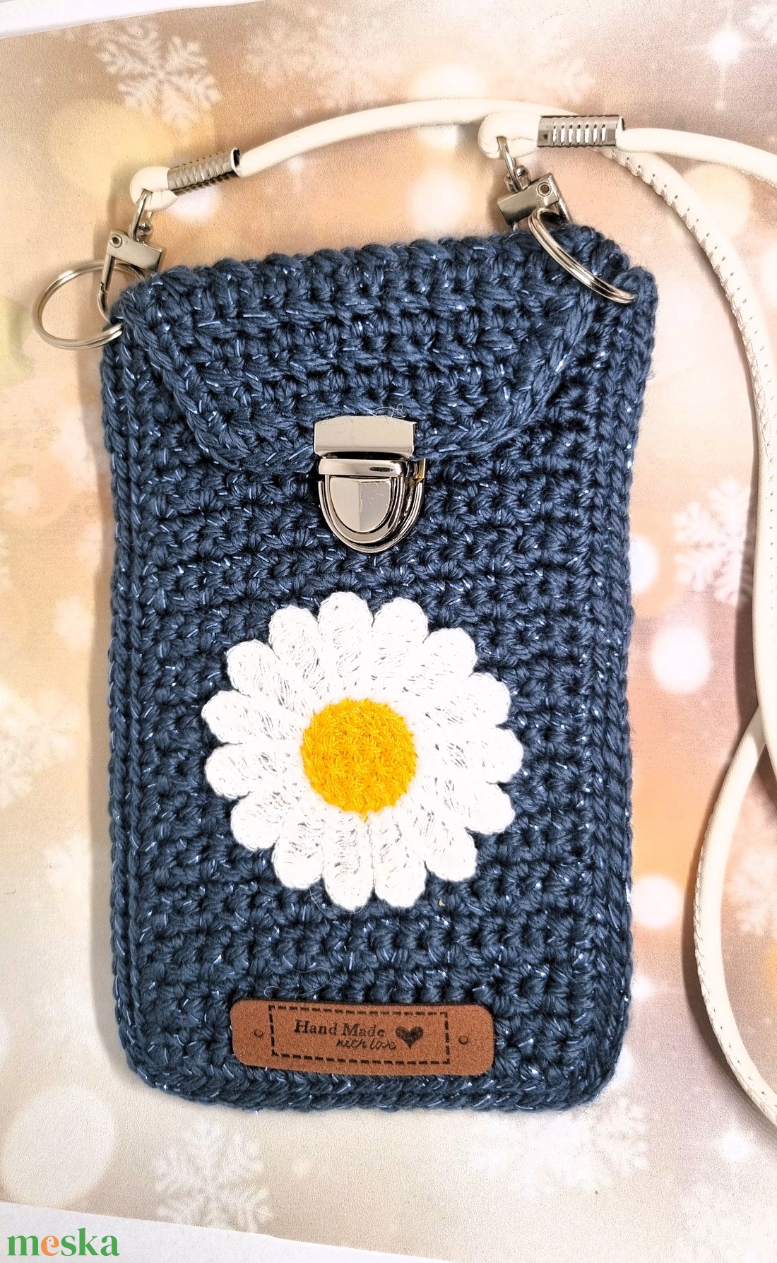 Virágos telefontok - táska & tok - kézitáska & válltáska - válltáska - Meska.hu