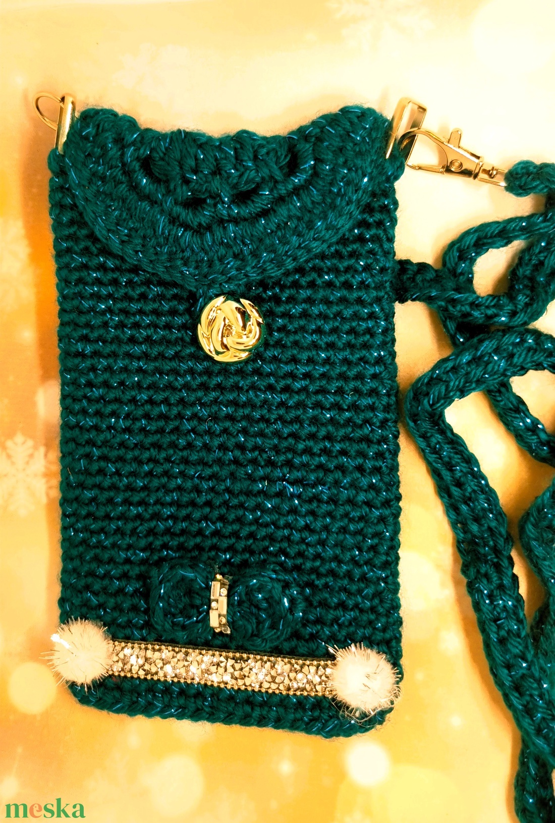 Csillogó telefontok - táska & tok - kézitáska & válltáska - válltáska - Meska.hu