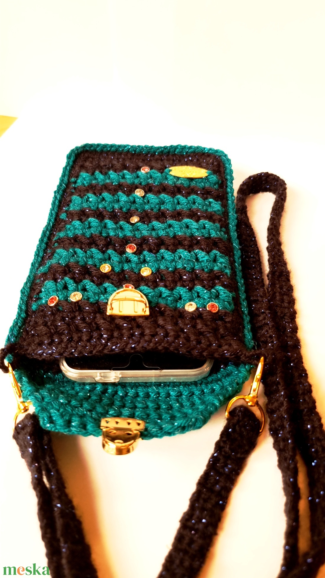 Csíkos telefontok  - táska & tok - pénztárca & más tok - telefontok - Meska.hu