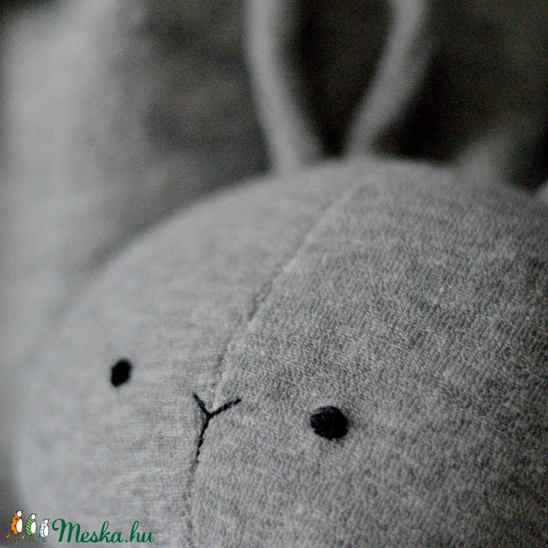 Névre szóló plüss Nyúl Nyuszi Fekete Fehér Játék Plüssjáték Plüss figura Csíkos - játék & sport - plüssállat & játékfigura - nyuszi - Meska.hu