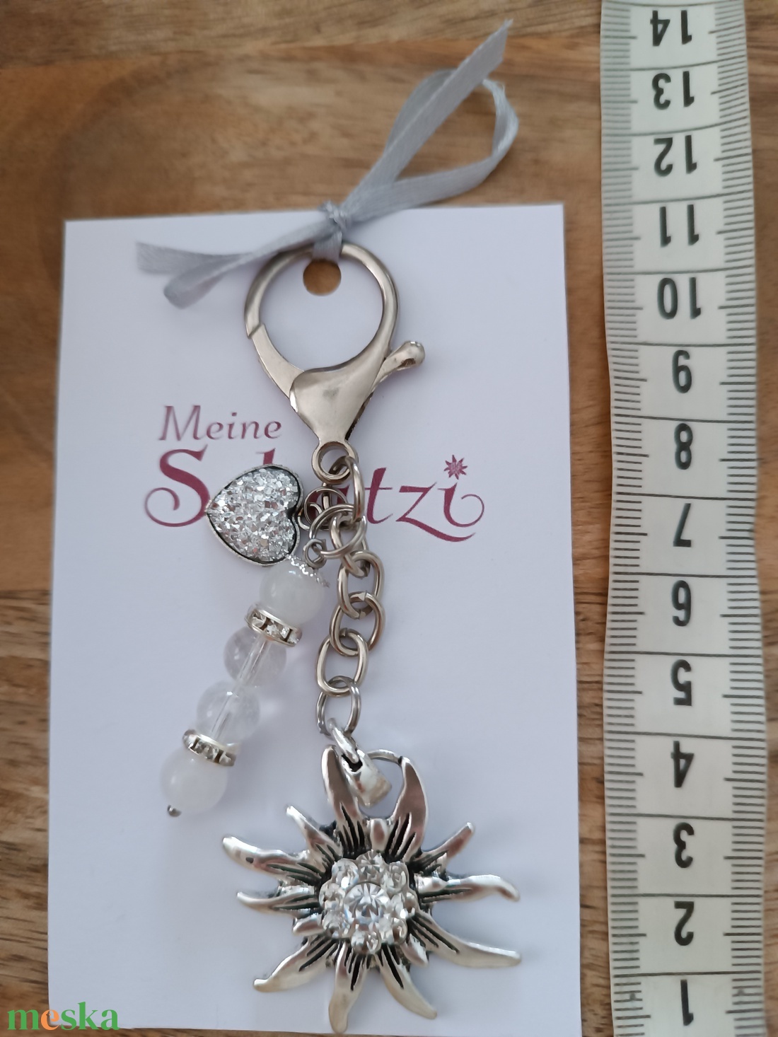Edelweiss / Havasi gyopár fehér kulcstartó, táskadísz - táska & tok - kulcstartó & táskadísz - táskadísz - Meska.hu Edelweiss / Havasi gyopár fehér kulcstartó, táskadísz - táska & tok - kulcstartó & táskadísz - táskadísz - Meska.hu