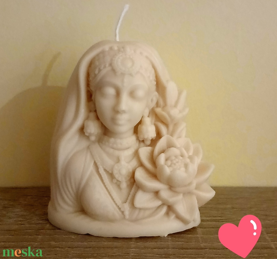 Indiai hölgy gyertya - otthon & életmód - gyertya, illat, aroma - gyertya - Meska.hu