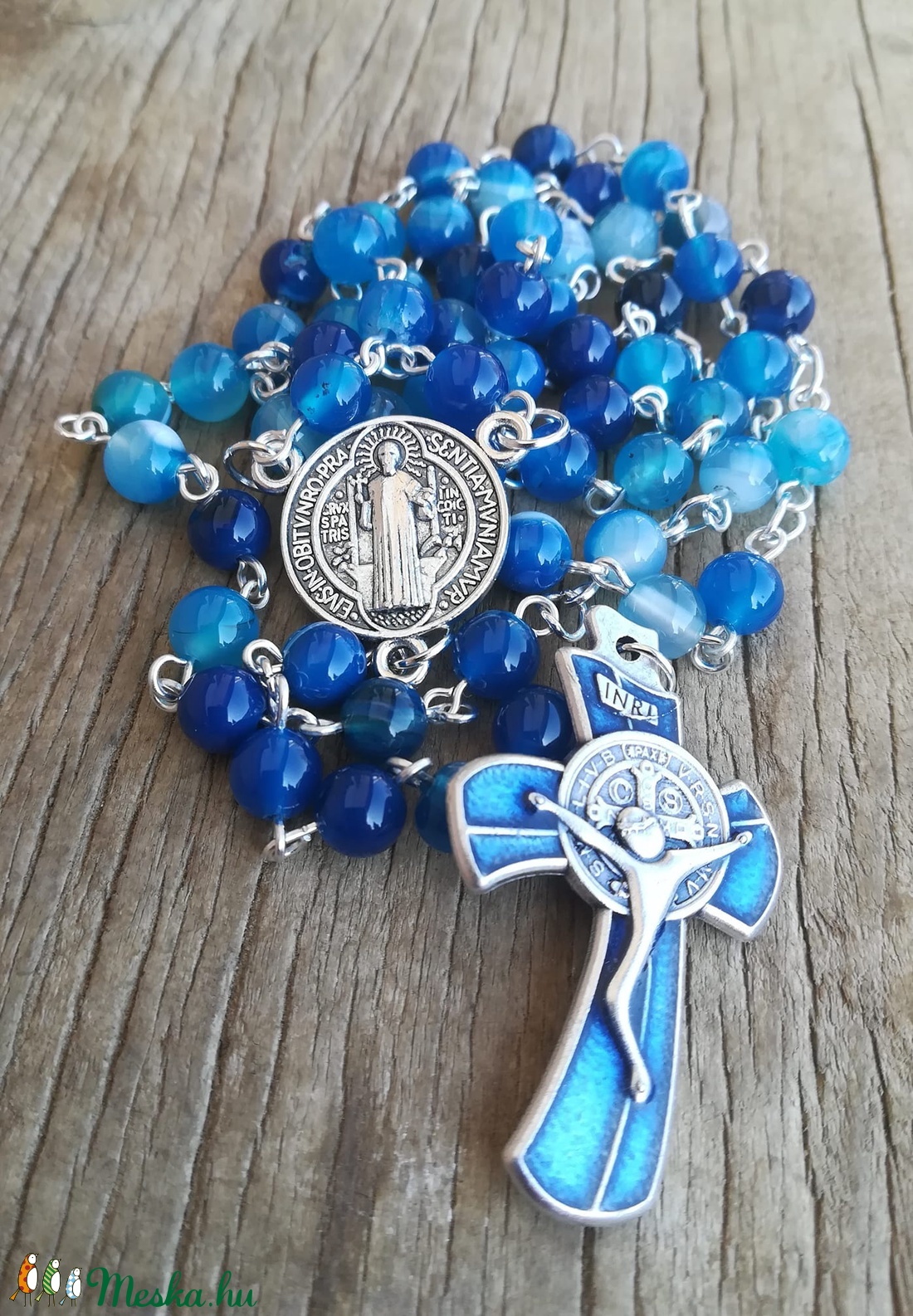 Szent Benedek rózsafüzér - otthon & életmód - vallás - lánc & füzér - Meska.hu