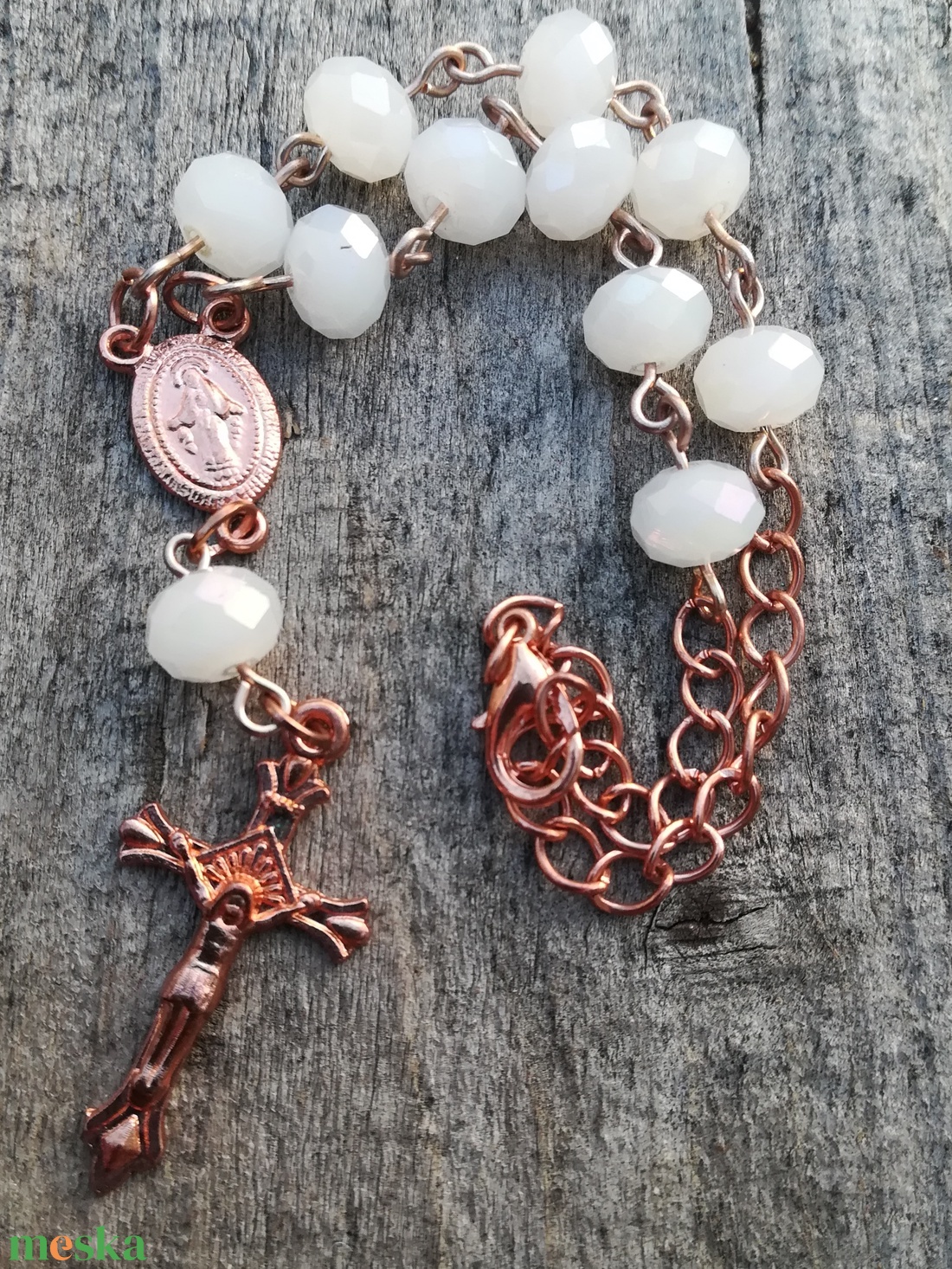Rosegold rózsafüzér tized - játék & sport - keresztelőajándékok - Meska.hu Rosegold rózsafüzér tized - játék & sport - keresztelőajándékok - Meska.hu