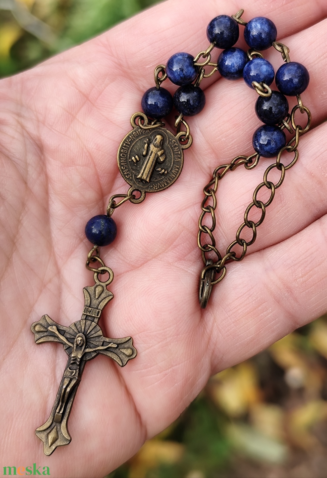 Rózsafüzér tized - aventurin - otthon & életmód - vallás - lánc & füzér - Meska.hu