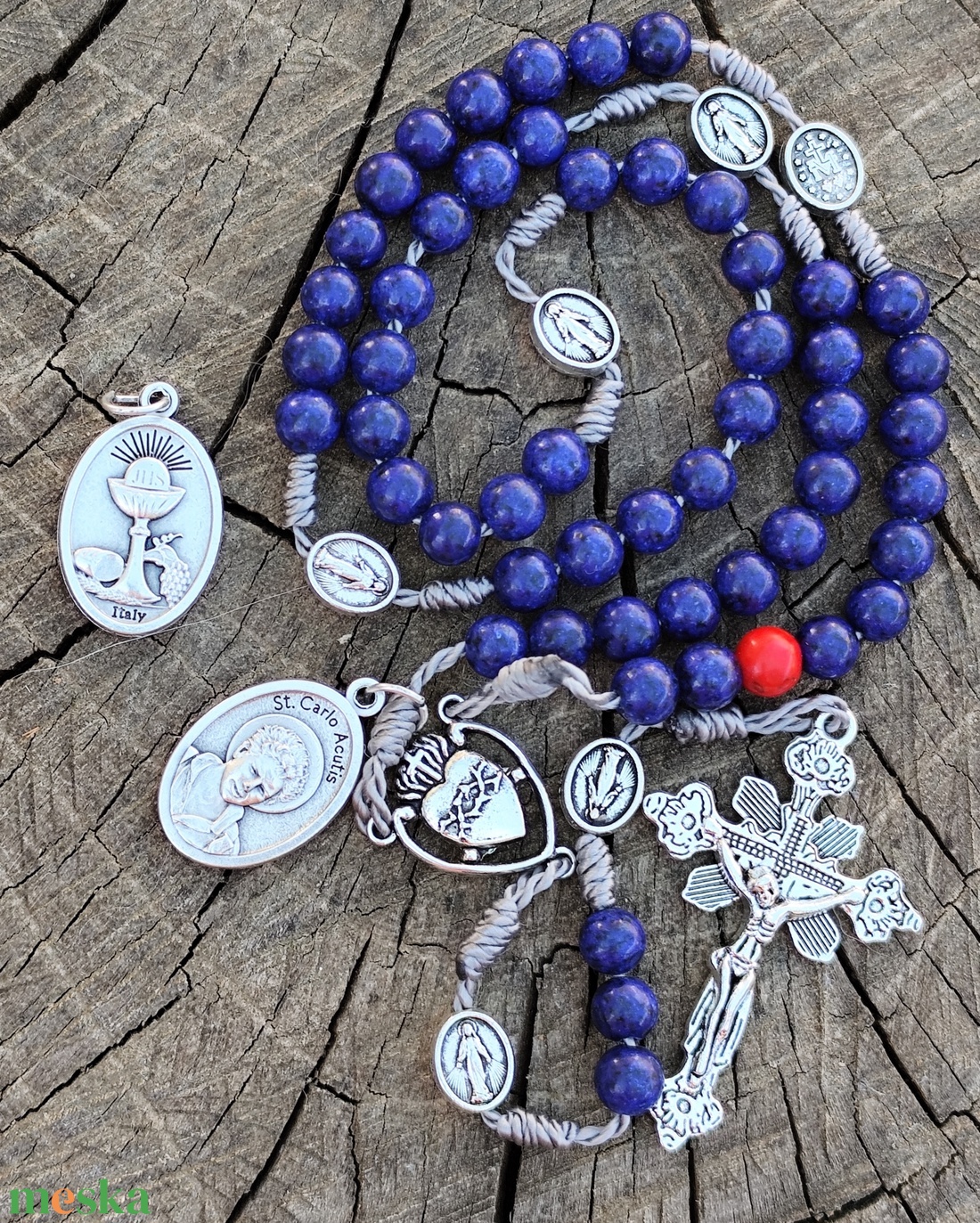 Carlo Acutis rózsafüzér  - otthon & életmód - vallás - lánc & füzér - Meska.hu