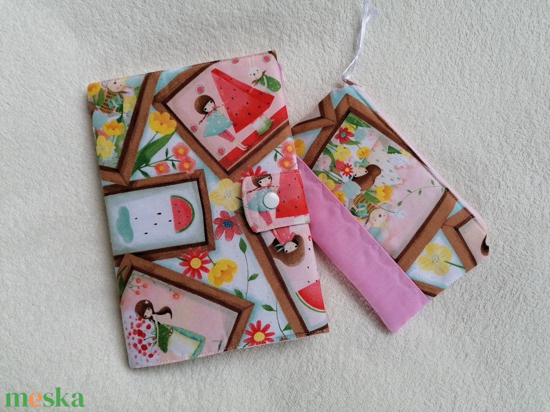 Mintás napló,jegyzetfüzet,neszeszerrel - otthon & életmód - papír, írószer - jegyzetfüzet & napló - Meska.hu