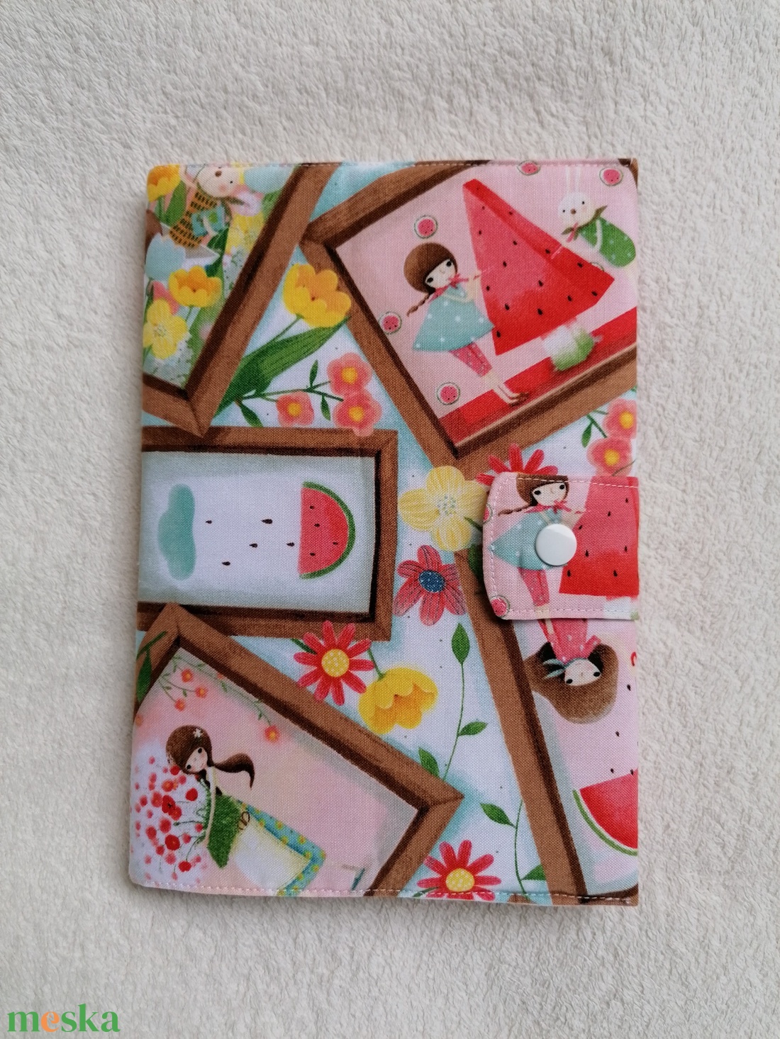 Mintás napló,jegyzetfüzet,neszeszerrel - otthon & életmód - papír, írószer - jegyzetfüzet & napló - Meska.hu