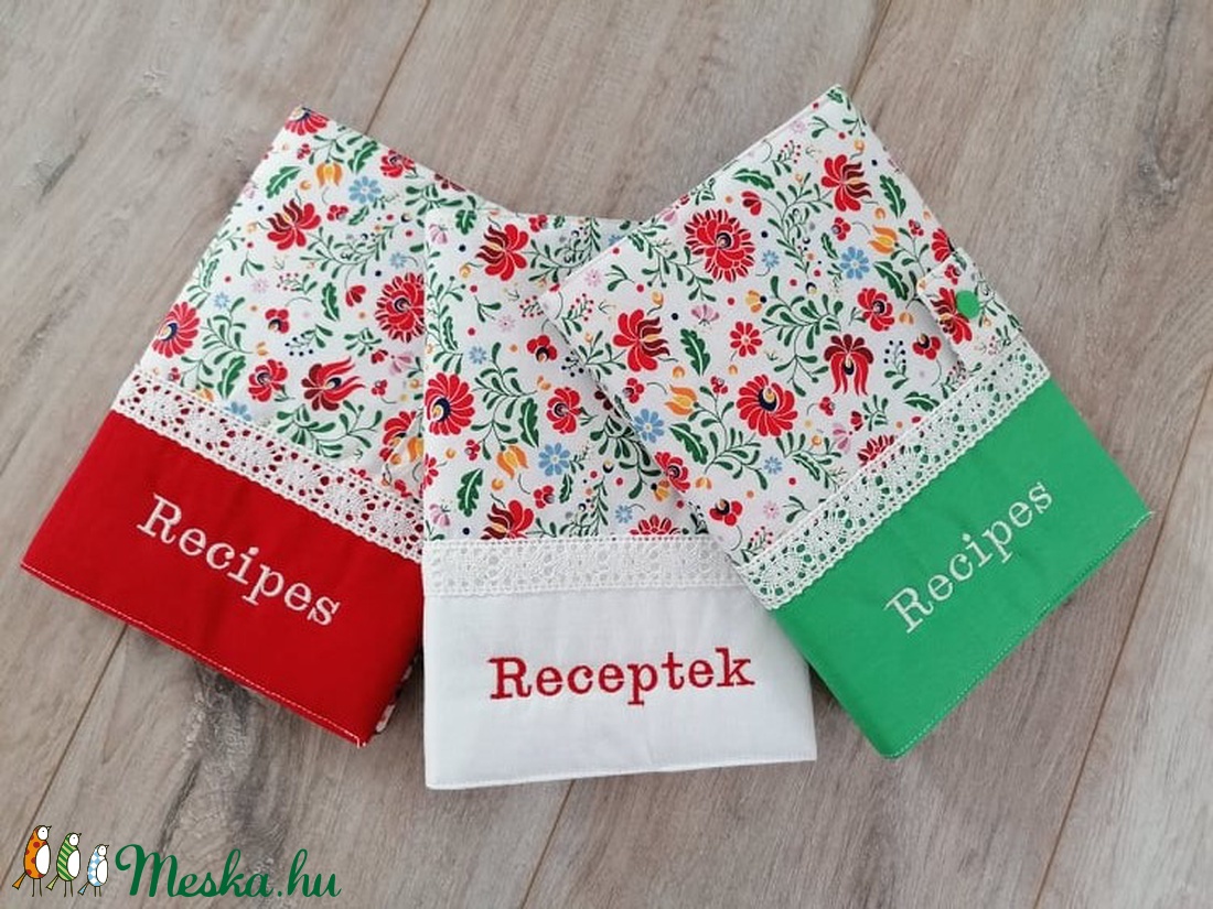 3db Receptes füzet,borítóval - otthon & életmód - papír, írószer - jegyzetfüzet & napló - Meska.hu 3db Receptes füzet,borítóval - otthon & életmód - papír, írószer - jegyzetfüzet & napló - Meska.hu